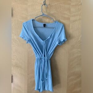 Selling blue short jump suit